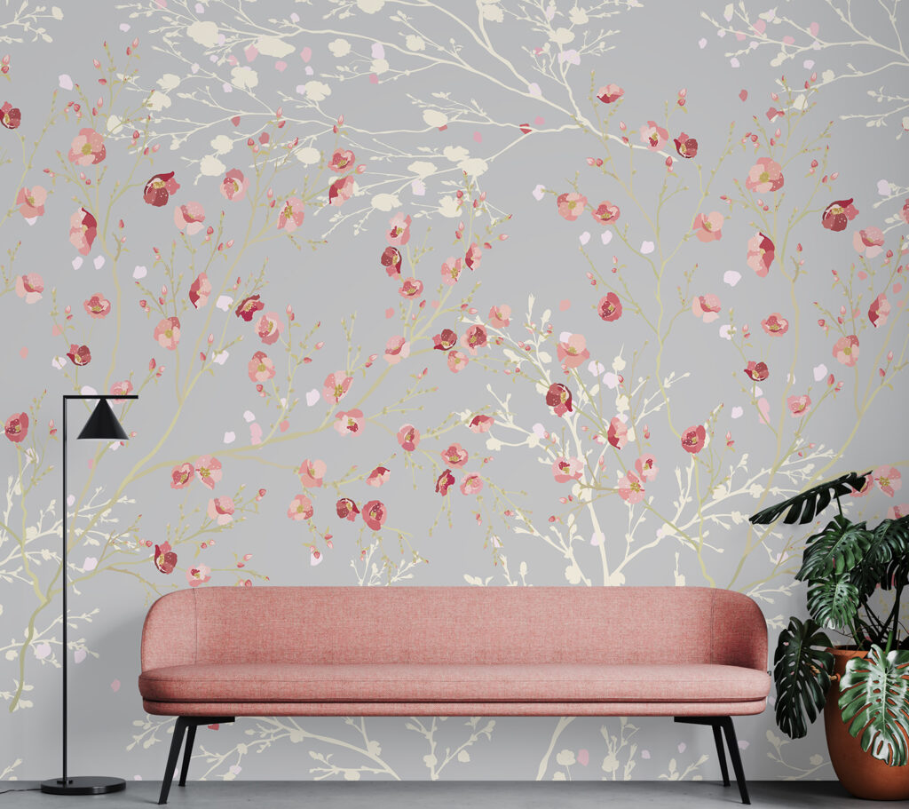 Beautiful Floral Wallpaper For Wall Mural