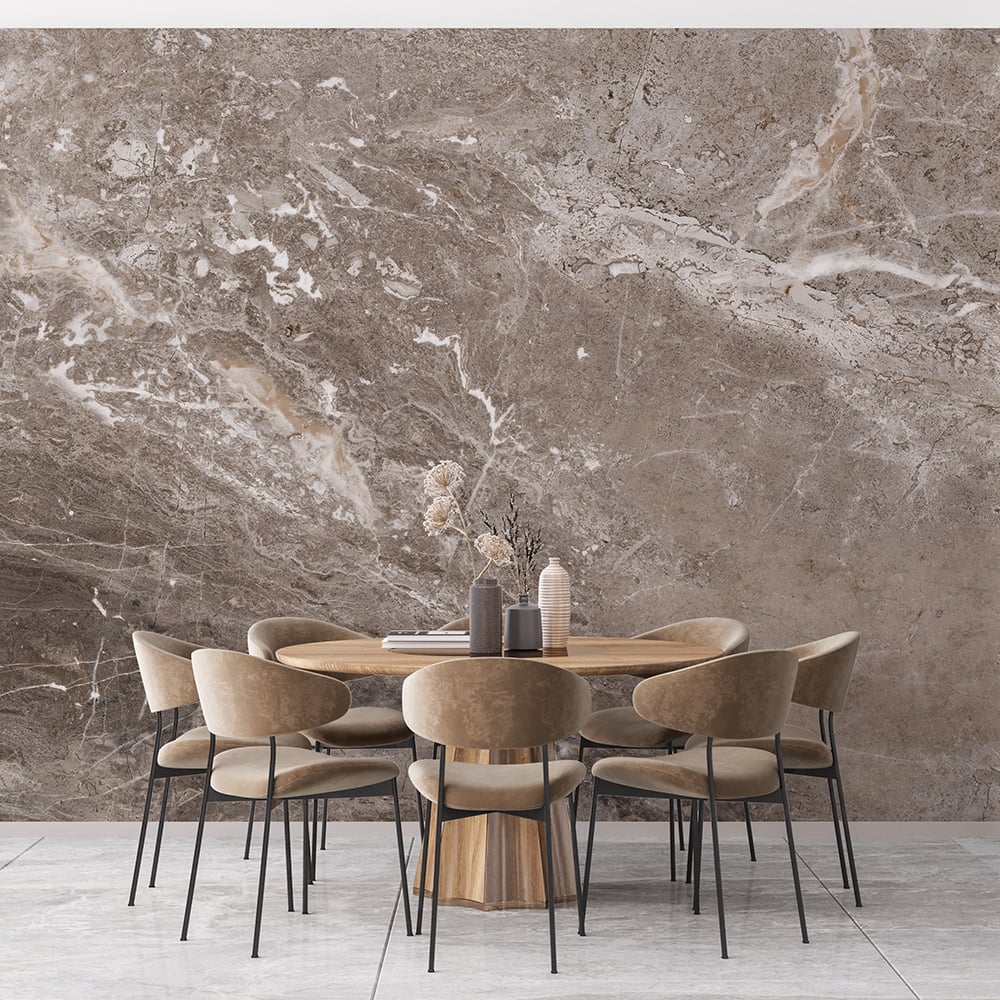 The Timeless Elegance of Brown Luxury Marble Wallpaper